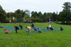 Fähnchenaktion am 20. September 2019