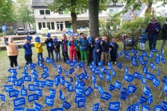 Fähnchenaktion in Trittau am 24. September 2019